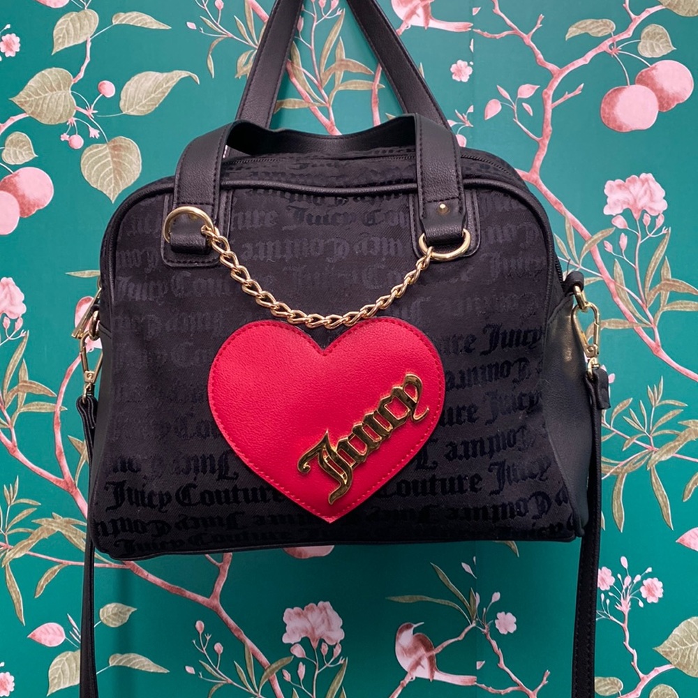 JUICY COUTURE CROSS MY HEART SATCHEL